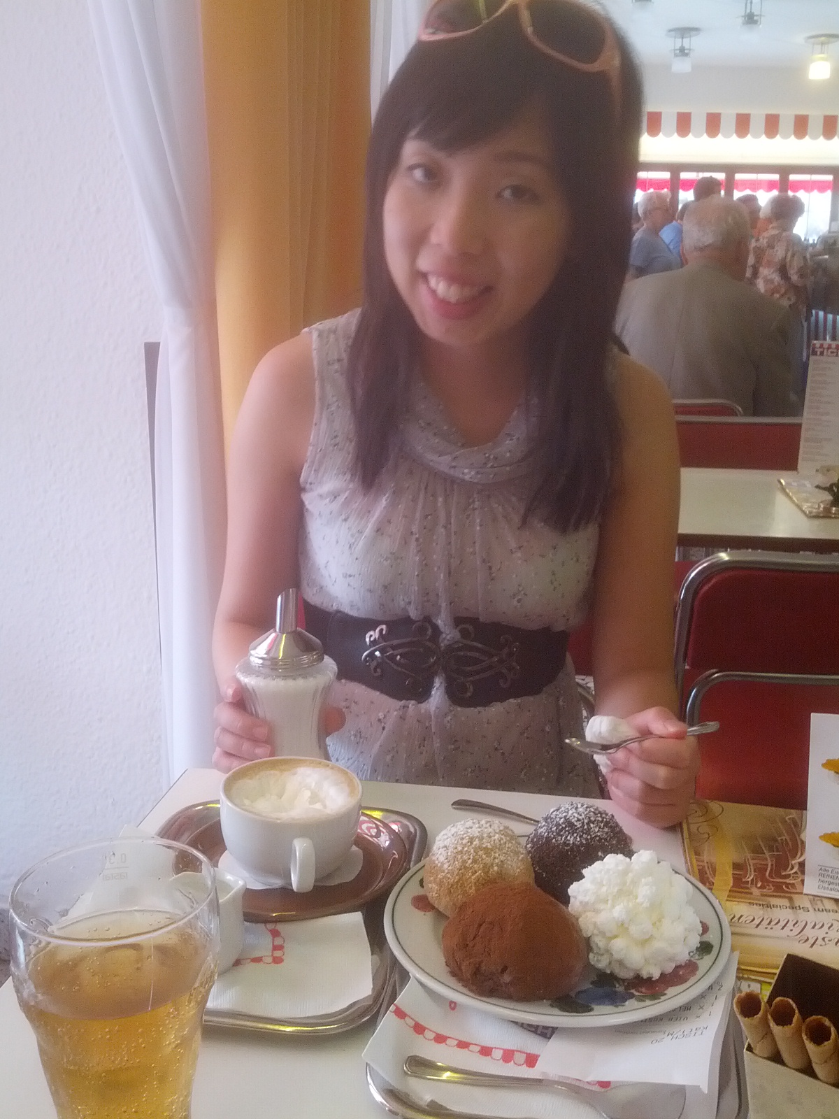 I think she enjoys it too.