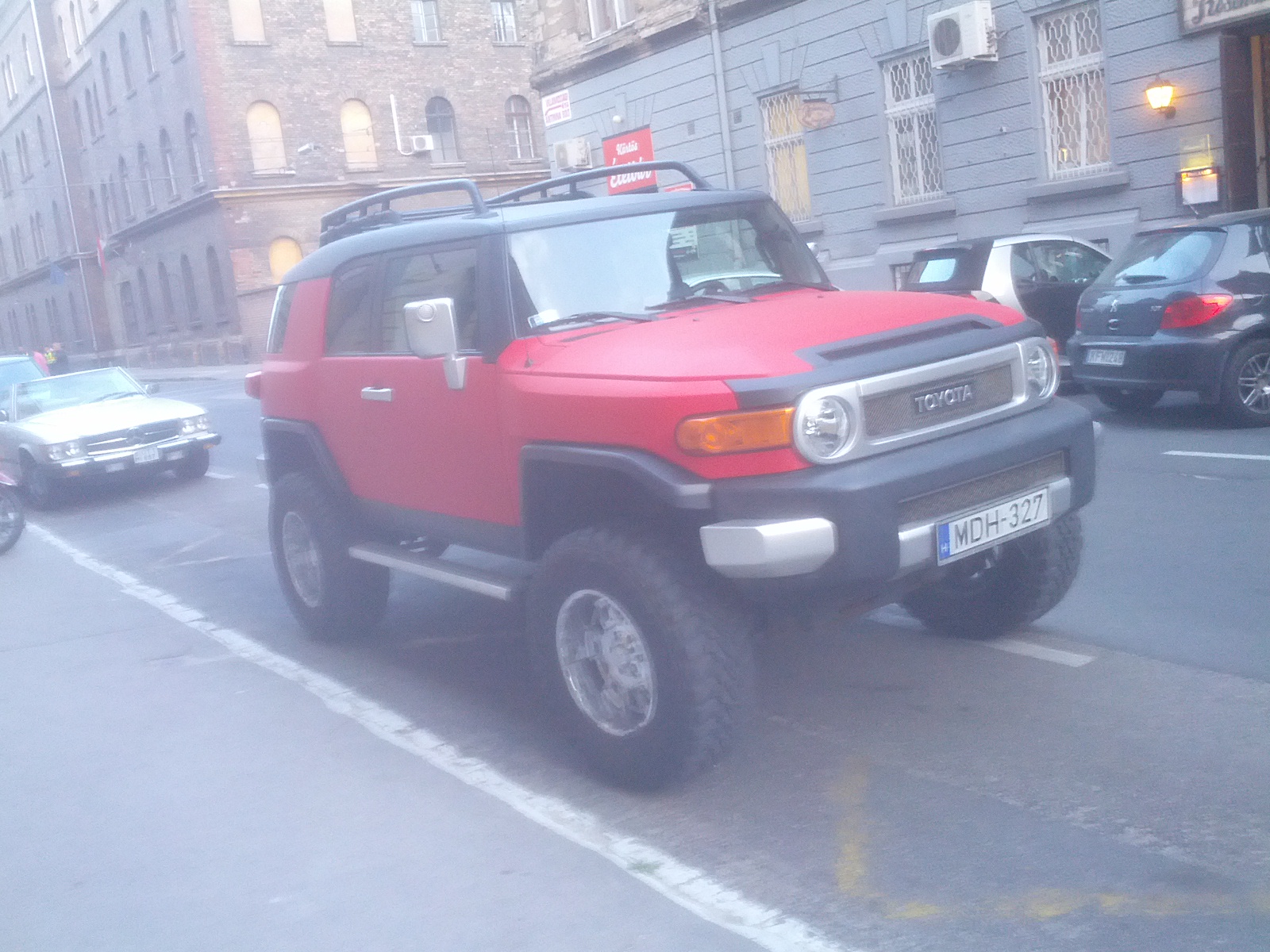 This car was pretty sweet. I'm not actually sure what we're looking at here, the car body was entirely replaced with some weird... plastic... material.