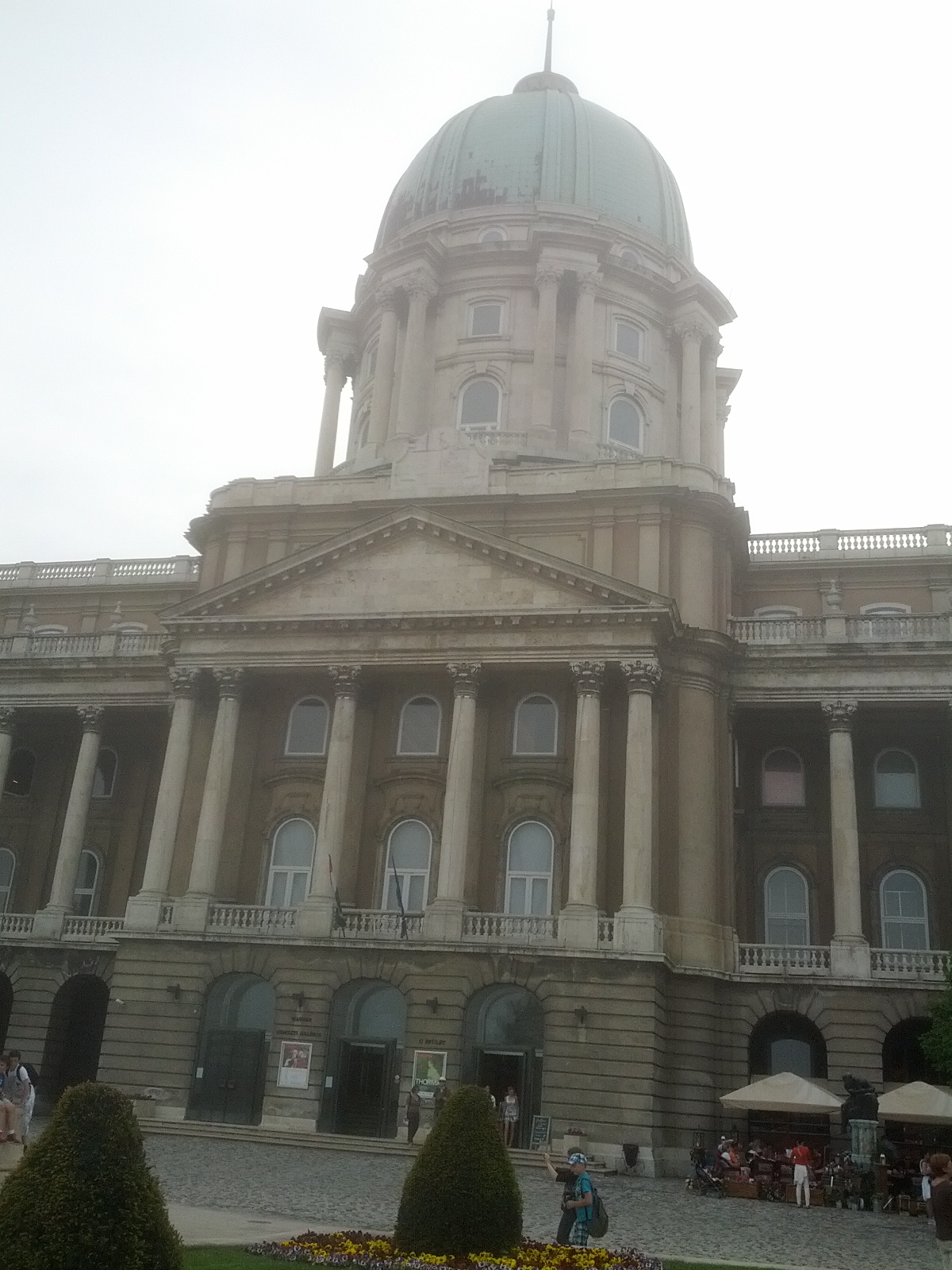 I don't actually remember where this is. Szechenyi bath house maybe? There is a big bath culture here. Nothing like Japan though so you won't see people walking around naked. This is mostly just a giant swimming pool complex.