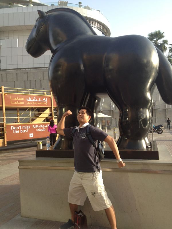 ...Complete with roided out horse. I'm not quite sure what this horse was meant to represent.