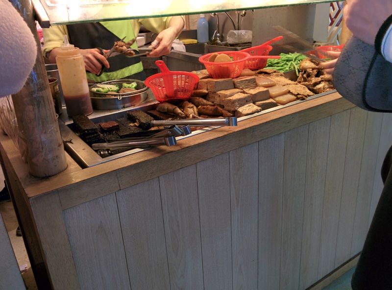 Mysterious food, yet alluring smell.