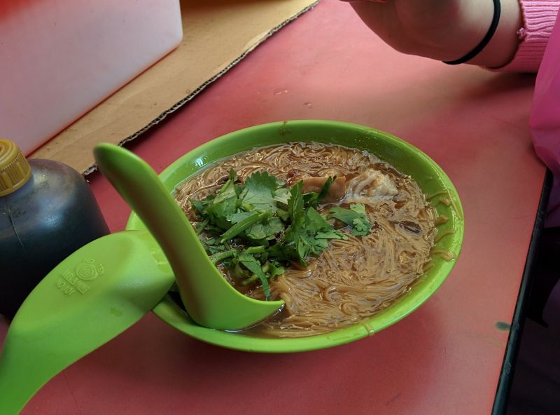 They called this chitterlings. And there's a Chinese dish called tempura that has nothing to do with Japanese tempura. Either that or they're really bad at deep frying stuff