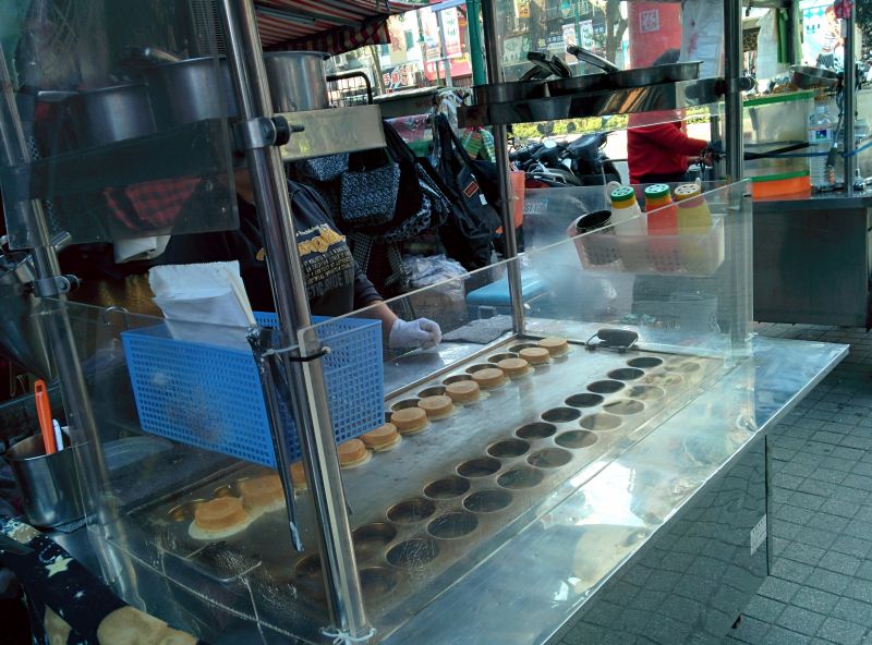 Tasty waffle with mysterious mascarpone ish filling