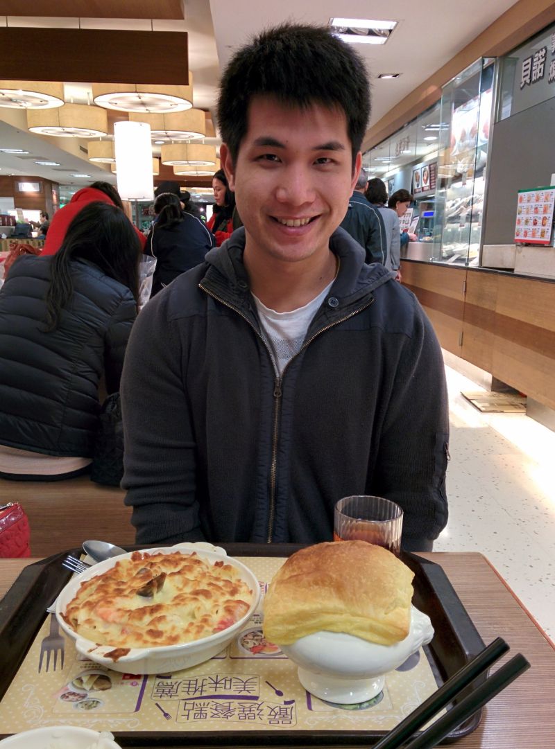 The bread thing was really tasty. Super buttery.